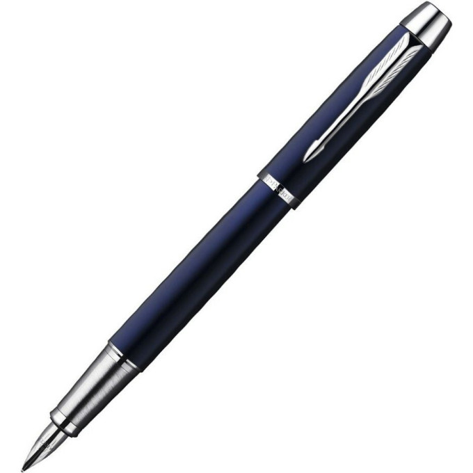 Ручка перьевая PARKER IM GUN METAL CT СИНЯЯ F S0856210