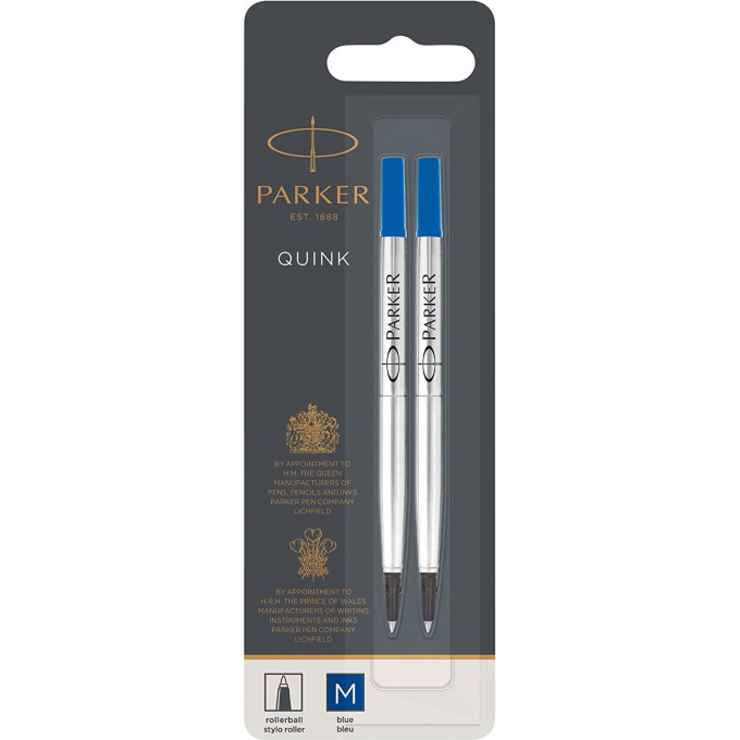 Стержень роллер PARKER QUINK RB Z01 CW1950327 M 0.7мм (2шт)